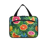 Borse da appendere alla frutta hawaiana colorate estive per le donne in viaggio con gancio, borsa cosmetica carina designer per viaggi donne toilette maleta para maquillaje, Frutta hawaiana colorata