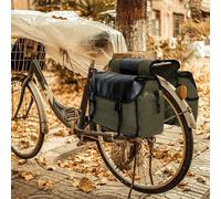 Borse da bici doppie con ganci regolabili resistenti all'acqua per