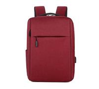Borse Da Cabina | Borsa In Tessuto Oxford Antispruzzi Con Ricarica USB, Zaino Durevole Con Più Tasche Leggero Per Scuola, Lavoro, Business, Esterno, Computer Port, rosso, riferimento alla