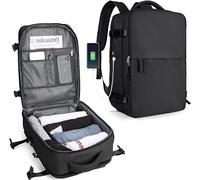 Borse Da Cabina per Easyjet 45x36x20 Zaino Da Viaggio Donna Ryanair con Porta