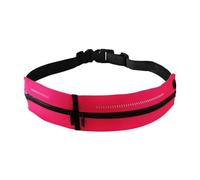 Borse da corsa in vita Donne Sport Fitness Impermeabile per Soldi Porta Telefono Jogging Formazione Cintura Chiave Accessori Bike Pouch Pack, Rosso rosato 1., Taglia unica