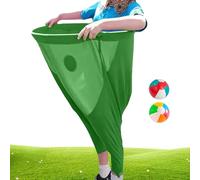 Borse da corsa per bambini - Nonna Pants Yard Game, giochi di corse a relè nel cortile, divertente gioco di pantaloni giganti elasticizzati con 2 palline rimbalzanti set di salto durevole per picnic