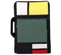 Borse da disegno, borsa per trasporto Oxford per artisti, custodia portafoglio artistica 8K portatile, zaino multi-tasca con cinturino regolabile per schizzare le forniture di pittura
