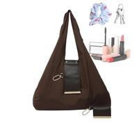Borse da donna alla moda borse portatili | Borsa compatta per lo shopping | Borsa pieghevole con portachiavi, borsa per la spesa, per donne, studenti, insegnanti, viaggi, shopping, scuola, ufficio