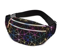 Borse da donna alla moda con cintura laser, sacchetti per anca geometrici, pacchetti vita, portafogli a tracolla