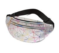 Borse da donna alla moda con cintura laser, sacchetti per anca geometrici, pacchetti vita, portafogli a tracolla