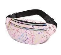 Borse da donna alla moda con cintura laser, sacchetti per anca geometrici, pacchetti vita, portafogli a tracolla