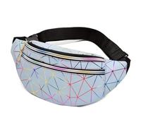 Borse da donna alla moda con cintura laser, sacchetti per anca geometrici, pacchetti vita, portafogli a tracolla