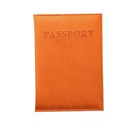Borse da donna grande set porta passaporto Beautiful Case-ID dedicato Card Protective Organizzatore copertura borsa da viaggio vestito con tasche lunghe al ginocchio, Colore: arancione., taglia unica