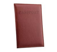 Borse da donna grande set porta passaporto Beautiful Case-ID dedicato Card Protective Organizzatore copertura borsa da viaggio vestito con tasche lunghe al ginocchio, marrone, taglia unica