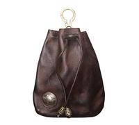 Borse da donna in pelle di mucca piccola borsa in pelle di mucca | Borsa per chiavi portatile | Borsa portaoggetti con coulisse, portafoglio multifunzione per uomini e donne, borsa portaoggetti e
