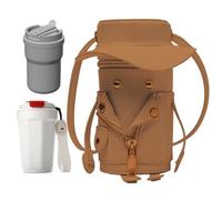 Borse da donna - piccola borsa adorabile,borsa a secchiello in pelle PU fatta a mano - per il viaggio lo sport il campeggio la sera il matrimonio, la festa il ballo, la ragazza e la sposa, cachi., Se