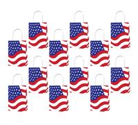 Borse da imballaggio regalo da giorno di indipendenza 12pcs presenti sacchetti
