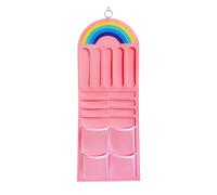 Borse da muro Tasca in rete - Organizzatore per fiocchi per capelli, Porta per ragazze Decorazione della stanza, Portaoggetti per per grucce, Figlie Fascia per capelli per bambini Ela