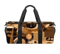 Borse da palestra, borsone da uomo, borse da palestra per donne, borsa da notte per weekender, musica colorata note art, Motivo 5054, 45x23x23cm(17.7x9x9in)