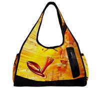 Borse da palestra, borsone da uomo, borsone da palestra, sport palestra tote bag nuoto, cani animali domestici Natale, Fantasia 6991, 47x16.5x27cm(18.5x6.5x10.6in)