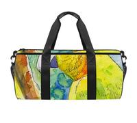 Borse da palestra da uomo, borsa da palestra da donna, borsa da palestra da donna, borsa da weekender, guarda il mondo in modo diverso, Motivo 3182, 45x23x23cm(17.7x9x9in)