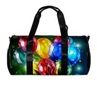 Borse da palestra da uomo, borsa da palestra da donna, borsa da palestra da donna, borsa da weekender, Happy Birthday Cartoon Owl, Motivo 2106, 45x23x23cm(17.7x9x9in)