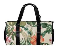 Borse da palestra da uomo, borsa da palestra da uomo, borsa da allenamento, borsa da viaggio per yoga, borsone per allenamento, hawaii con bel fiore estivo tropicale, Motivo 2315,