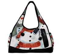 Borse da palestra da uomo, borsa da palestra da uomo, borsa da palestra da donna, borsa da palestra per yoga, sport, borsa da palestra, buon Natale Babbo Natale, Motivo 2183,