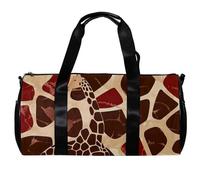 Borse da palestra da uomo, borsa da palestra da uomo, borsone da palestra, yoga, sport, palestra, borsa, giraffa, ippopotamo, elefante, coccodrillo, animale, cartone animato, Fantasia 1559,