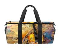 Borse da palestra da uomo, borsone da uomo, borsa da allenamento, borsa da viaggio, yoga, borsone per allenamento, cani da compagnia, Natale, Motivo 6985, 45x23x23cm(17.7x9x9in)