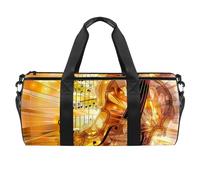 Borse da palestra da uomo, borsone da uomo, borsa da allenamento, borsa da viaggio, yoga, borsone per allenamento, cani da compagnia, Natale, Fantasia 6982, 45x23x23cm(17.7x9x9in)
