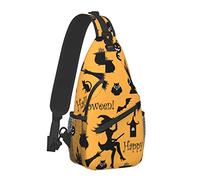 Borse da palestra moda uomo Antifurto Buon Halloween Decorazioni Costumi Zucca Teschio Zaino a tracolla con cerniera, Zaino multiuso a tracolla per ciclismo Viaggiare Escursionismo