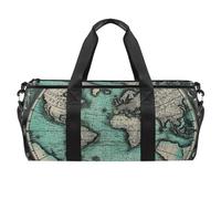 Borse da palestra per donna,borsone da viaggio,Bussola Terra d'epoca,borsa da palestra per uomo