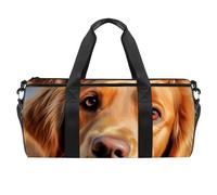 Borse da palestra per donna,borsone da viaggio,cane golden retriever,borsa da palestra per uomo