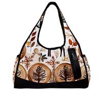 Borse da palestra per donna,borsone da viaggio,cervo vintage legno alce,borsa da palestra per uomo