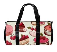Borse da palestra per donna,borsone da viaggio,dessert torta ciliegia fragola,borsa da palestra per uomo