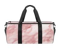 Borse da palestra per donna,borsone da viaggio,Trama di marmo rosa bianco,borsa da palestra per uomo