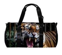 Borse da palestra per donna,borsone da viaggio,Zoo ritratto animale Tigre,borsa da palestra per uomo