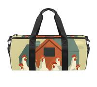 Borse da palestra per uomo,Borse da viaggio per le donne,Borsa da allenamento, A02u6ip8ira, 17.7x9x9 in, moderno
