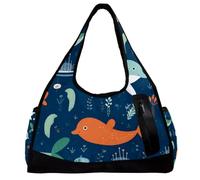 Borse da palestra per uomo,Borse da viaggio per le donne,Borsa da allenamento, B34p5fp7gxz, 18.5x6.5x10.6 in, moderno