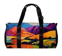 Borse da palestra per uomo,Borse da viaggio per le donne,Borsa da allenamento, L15e7ah3uul, 17.7x9x9 in, Moderna