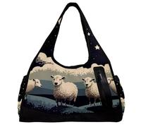 Borse da palestra per uomo,Borse da viaggio per le donne,Borsa da allenamento, R16i9ip9aor, 18.5x6.5x10.6 in, moderno
