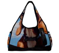 Borse da palestra per uomo,Borse da viaggio per le donne,Borsa da allenamento, T16v2xv1liz, 18.5x6.5x10.6 in, moderno