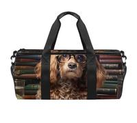 Borse da palestra per uomo,Borse da viaggio per le donne,Borsa da allenamento, V86f0nt3luf, 17.7x9x9 in, moderno