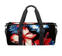 Borse da palestra per uomo,borsoni da viaggio per donna,fiori blu fiori rosso rosa,borsa da allenamento