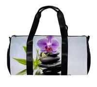 Borse da palestra per uomo,borsoni da viaggio per donna,pietra del fiore della foglia della foresta dell'annata,borsa da allenamento