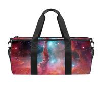Borse da palestra per uomo,borsoni da viaggio per donna,Universo dello spazio della nebulosa colorata,borsa da allenamento