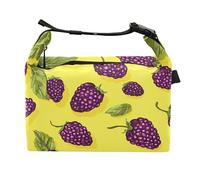 Borse da pranzo per ragazze con frutta fresca di gelso gialla borse riutilizzabili per ragazze borse per il pranzo per università palestra