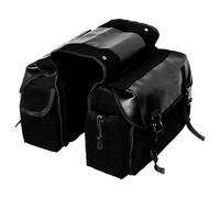 Borse da sella per moto - Organizer in tela da 17x12x27 pollici, spaziosa custodia per bici, da viaggio impermeabili per pendolari e viaggi su strada | Moto Scooter Urban Riding Bike Gear Ou