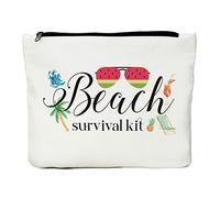 Borse da spiaggia da donna, borsa per protezione solare, kit da spiaggia, borsa da spiaggia, kit di sopravvivenza da spiaggia, borsa per il trucco impermeabile, borsa per il trucco Wictoria, regalo da spiaggia, piccola borsa da spiaggia