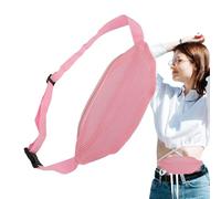 Borse da spiaggia in mesh, borsa da spiaggia a maglie per bambini - Organizzatore a conchiglia con cinturino regolabile,Pacchetto di vita con cerniera per la raccolta di conchiglie e rock, per le