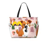 Borse da spiaggia per cani di piccola taglia per donne, borsa da spiaggia grande impermeabile e antisabbia, borsa da piscina, borse da cabina leggere con cerniera per palestra, viaggi e vacanze