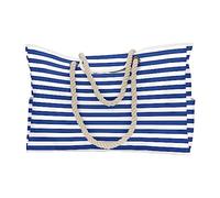 Borse da spiaggia per le donne extra large borsa da spiaggia borsa da donna borsa a prova di sabbia borsa da spiaggia per palestra drogheria viaggio custodia rigida bagaglio a mano modello, Blu, B
