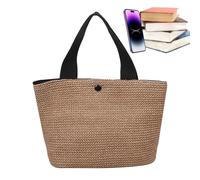 Borse da spiaggia tessute per le donne | Borsa da spiaggia in paglia a tracolla | Portafoglio stile Boho Antarena Borsa A Mano Ampia Per Crociera Festa Musica Festival Palestra Shopping Scuola Picnic